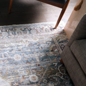 Jaipur Living Vibe by Jaipur Living Clarimond Ornate Medallion Polyester Rug Vintage Boho Earthy Tones 5'3" x 7'10" RUG149312