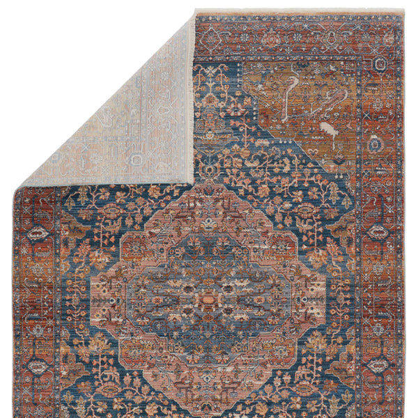 Jaipur Living Vibe by Jaipur Living Saphir Ornate Medallion Polyester Area Rug for Global Interiors 2'9" x 8' RUG149404