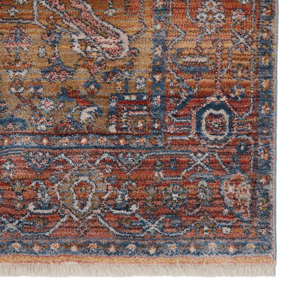 Jaipur Living Vibe by Jaipur Living Saphir Ornate Medallion Polyester Area Rug for Global Interiors 2'9" x 8' RUG149404