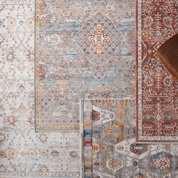Jaipur Living Vibe by Jaipur Living Harkin Ornate Medallion Polyester Indoor Rug Vintage Appeal Light Gray 2'9"X8' RUG151278