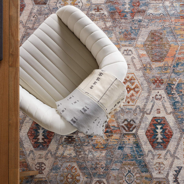 Jaipur Living Vibe by Jaipur Living Strata Medallion Polyester Area Rug Vintage Eclectic Room 3' X 12' RUG151281