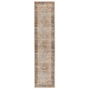 Jaipur Living Vibe by Jaipur Living Canna Medallion Polyester Rug Vintage Persian Trellis Room 3' X 12' RUG151286