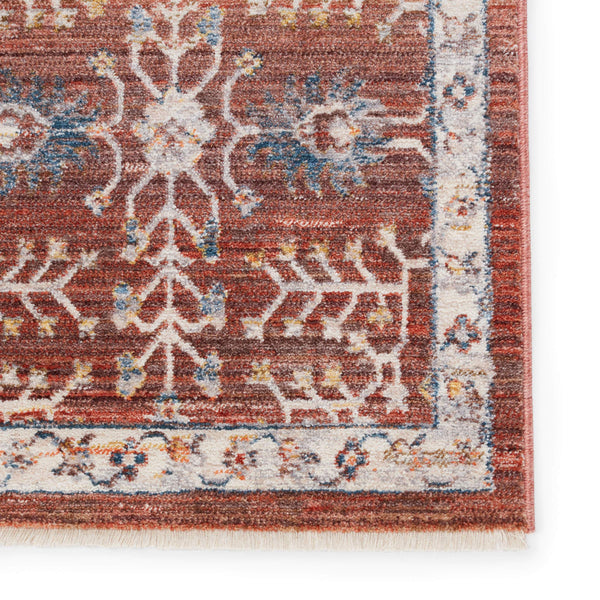 Jaipur Living Vibe by Jaipur Living Katalia Trellis Floral Vine Polyester Area Rug Room Red 8' X 10' RUG151294