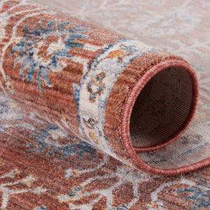 Jaipur Living Vibe by Jaipur Living Katalia Trellis Floral Vine Polyester Area Rug Room Red 8' X 10' RUG151294