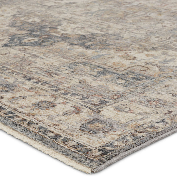 Jaipur Living Terra Starling Trr17 Powerloomed Machinemade 100% Polyester Traditional Medallion Indoor Rug Tan, Slate 100% Polyester Rug155011