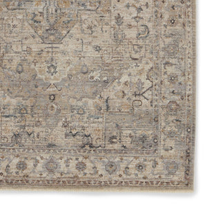 Jaipur Living Terra Starling Trr18 Powerloomed Machinemade 100% Polyester Traditional Medallion Indoor Rug Tan, Gray 100% Polyester Rug155019