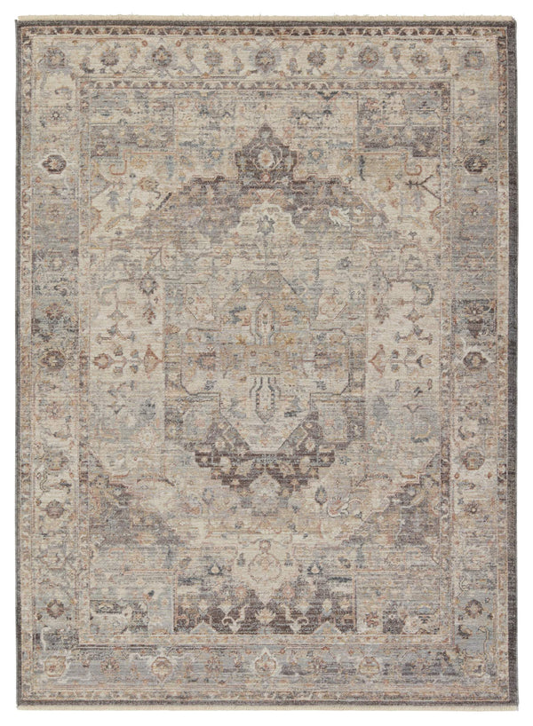 Jaipur Living Vibe by Jaipur Living Starling Ornate Medallion Polyester Area Rug for Rooms 5'3"X8'1" RUG155021