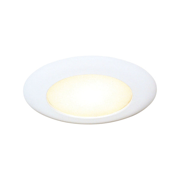 Thomas Lighting Aspect 6 Inch Wet Zone Shower Recessed Light with Albalite Lens and White Aluminum Trim TSH12IC