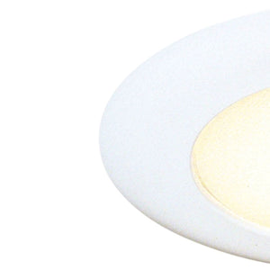 Thomas Lighting Aspect 6 Inch Wet Zone Shower Recessed Light with Albalite Lens and White Aluminum Trim TSH12IC