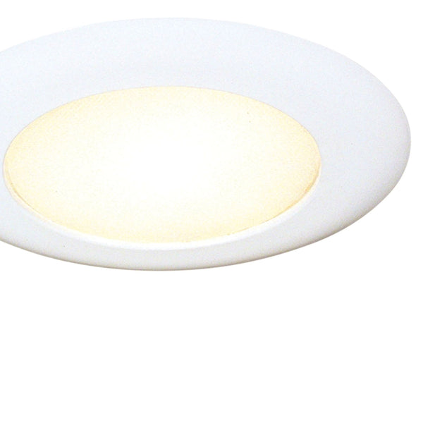Thomas Lighting Aspect 6 Inch Wet Zone Shower Recessed Light with Albalite Lens and White Aluminum Trim TSH12IC