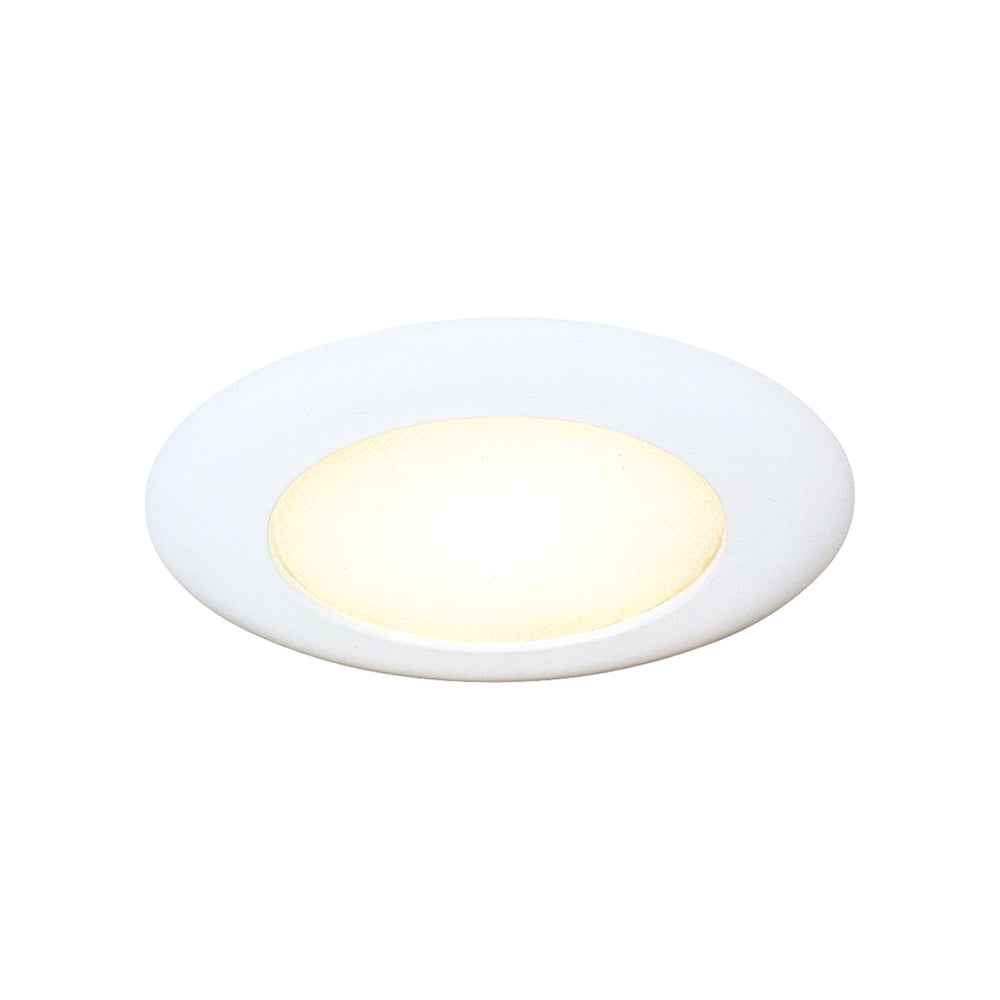 Thomas Lighting Scope Recessed Shower Trim with Albalite Glass Lens for Wet Bathroom Ceilings TSH12