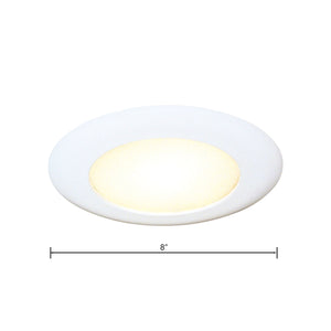 Thomas Lighting Scope Recessed Shower Trim with Albalite Glass Lens for Wet Bathroom Ceilings TSH12