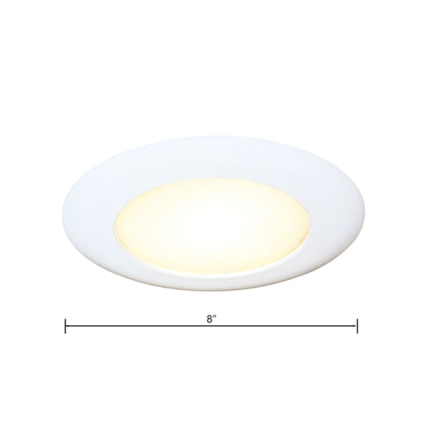 Thomas Lighting Scope Recessed Shower Trim with Albalite Glass Lens for Wet Bathroom Ceilings TSH12
