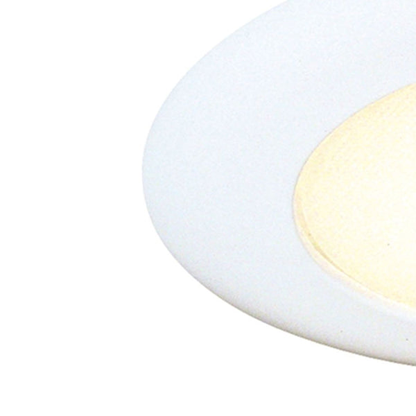 Thomas Lighting Scope Recessed Shower Trim with Albalite Glass Lens for Wet Bathroom Ceilings TSH12
