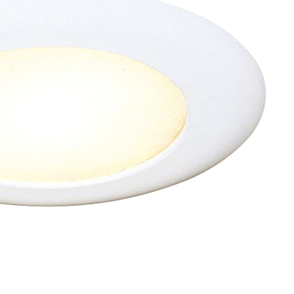 Thomas Lighting Scope Recessed Shower Trim with Albalite Glass Lens for Wet Bathroom Ceilings TSH12