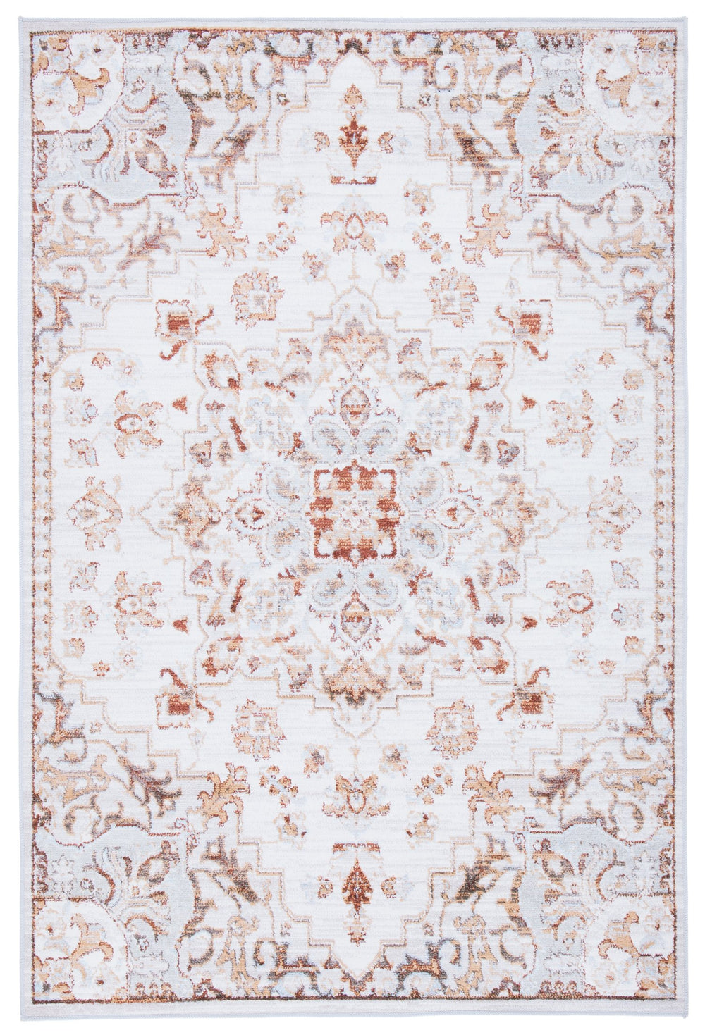 Safavieh Tucson Vintage Persian 103b Beige Grey Rug - Large 10' X 14', Machine Washable & Slip Resistant Features Beige ,Grey Polyester Pile Tsn103b-10
