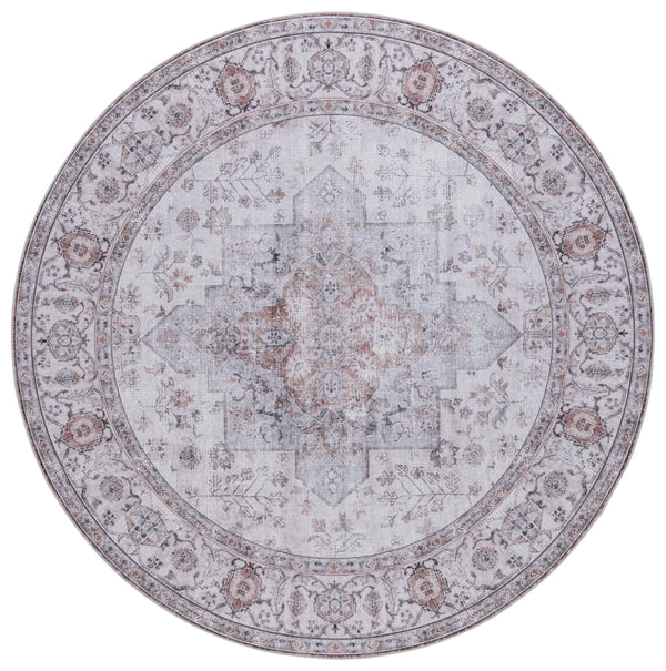 Safavieh Tucson Vintage Persian Area Rug - Elegant Power-loomed Design, Washable & Slip-resistant Safety Beige ,Light Sage Polyester Pile Tsn105b-210