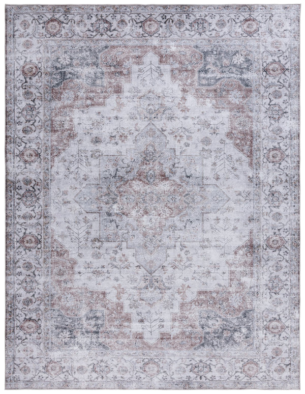 Safavieh Tucson Vintage Persian Area Rug - Elegant Power-loomed Design, Washable & Slip-resistant Safety Beige ,Light Sage Polyester Pile Tsn105b-210
