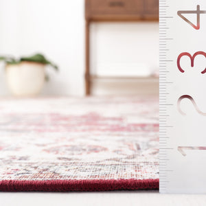 Safavieh Tucson Vintage Persian Area Rug - Elegant Power-loomed Design, Washable & Slip-resistant Safety Beige Green ,Rust Polyester Pile Tsn105c-3r