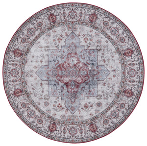 Safavieh Tucson Vintage Persian Area Rug - Elegant Power-loomed Design, Washable & Slip-resistant Safety Beige Green ,Rust Polyester Pile Tsn105c-3r