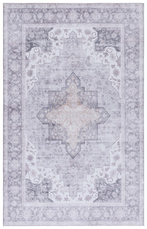 Safavieh Tucson Vintage Persian Area Rug - Elegant Power-loomed Design, Washable & Slip-resistant Safety Light Purple ,Sage Polyester Pile Tsn105w-24