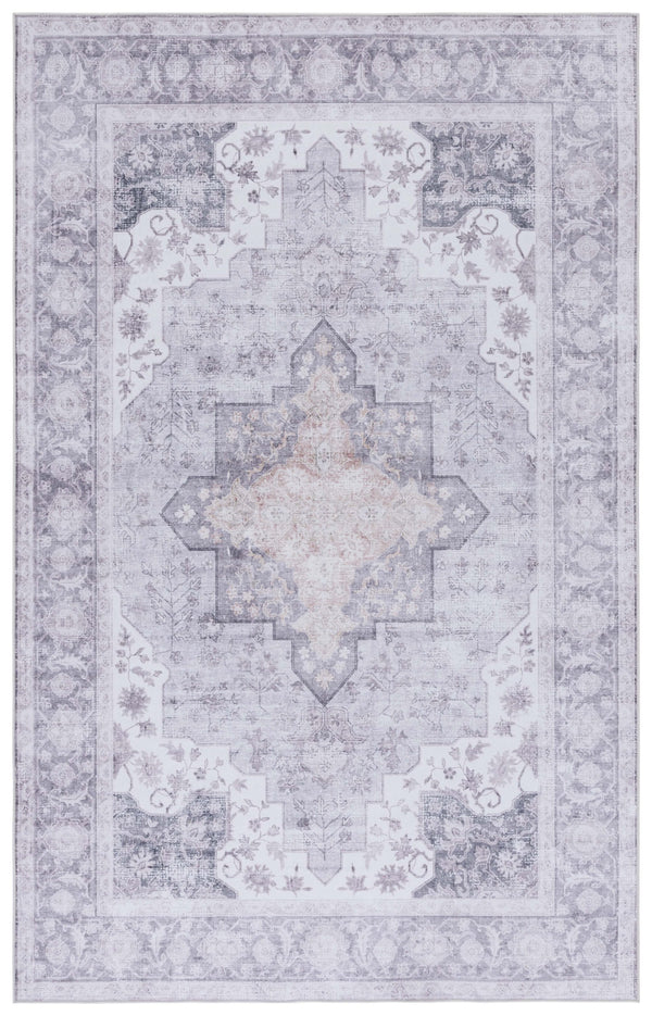 Safavieh Tucson Vintage Persian Area Rug - Elegant Power-loomed Design, Washable & Slip-resistant Safety Light Purple ,Sage Polyester Pile Tsn105w-24