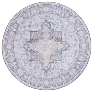 Safavieh Tucson Vintage Persian Area Rug - Elegant Power-loomed Design, Washable & Slip-resistant Safety Light Purple ,Sage Polyester Pile Tsn105w-24