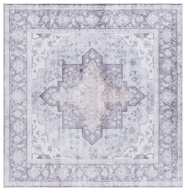 Safavieh Tucson Vintage Persian Area Rug - Elegant Power-loomed Design, Washable & Slip-resistant Safety Light Purple ,Sage Polyester Pile Tsn105w-24