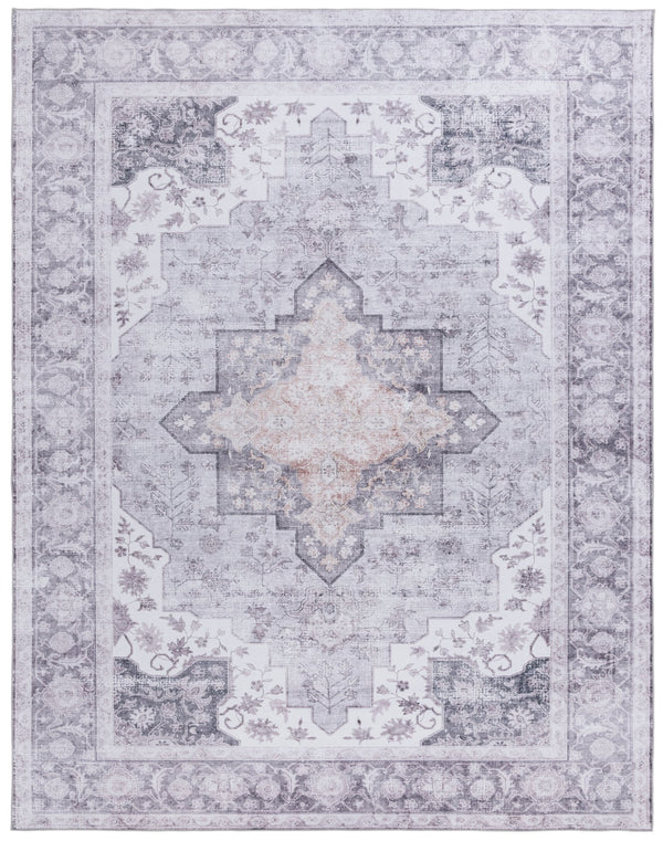 Safavieh Tucson Vintage Persian Area Rug - Elegant Power-loomed Design, Washable & Slip-resistant Safety Light Purple ,Sage Polyester Pile Tsn105w-24