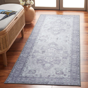 Safavieh Tucson Traditional Style Area Rug - Elegant Dark & Light Gray Design For Timeless Home Decor Dark Grey ,Light Grey Polyester Pile Tsn106f-5