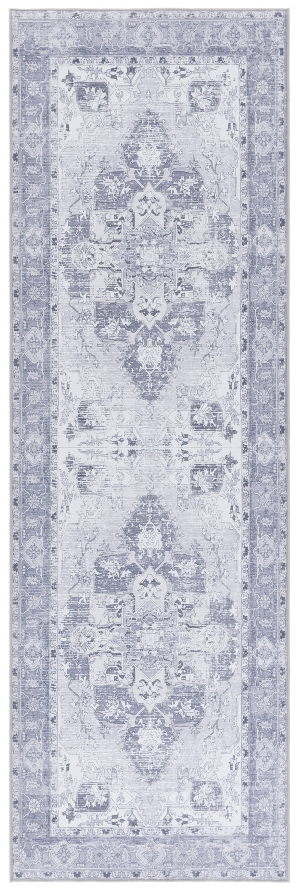 Safavieh Tucson Traditional Style Area Rug - Elegant Dark & Light Gray Design For Timeless Home Decor Dark Grey ,Light Grey Polyester Pile Tsn106f-5