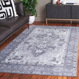 Safavieh Tucson Traditional Style Area Rug - Elegant Dark & Light Gray Design For Timeless Home Decor Dark Grey ,Light Grey Polyester Pile Tsn106f-5