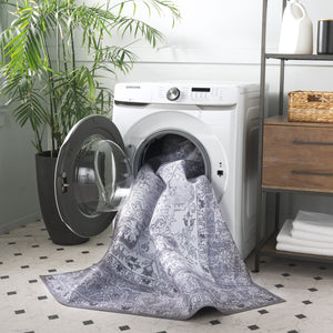 Safavieh Tucson Traditional Style Area Rug - Elegant Dark & Light Gray Design For Timeless Home Decor Dark Grey ,Light Grey Polyester Pile Tsn106f-5