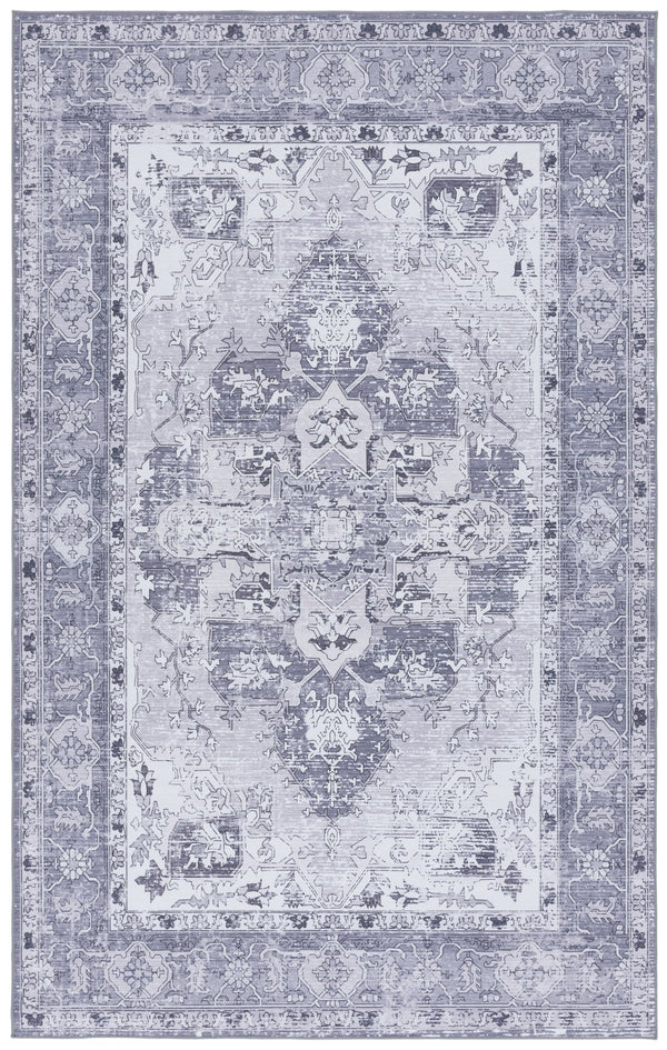 Safavieh Tucson Traditional Style Area Rug - Elegant Dark & Light Gray Design For Timeless Home Decor Dark Grey ,Light Grey Polyester Pile Tsn106f-5
