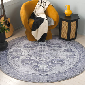 Safavieh Tucson Traditional Style Area Rug - Elegant Dark & Light Gray Design For Timeless Home Decor Dark Grey ,Light Grey Polyester Pile Tsn106f-5