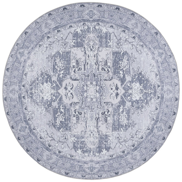 Safavieh Tucson Traditional Style Area Rug - Elegant Dark & Light Gray Design For Timeless Home Decor Dark Grey ,Light Grey Polyester Pile Tsn106f-5