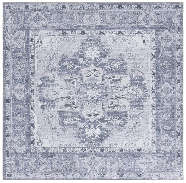 Safavieh Tucson Traditional Style Area Rug - Elegant Dark & Light Gray Design For Timeless Home Decor Dark Grey ,Light Grey Polyester Pile Tsn106f-5