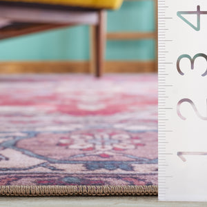 Safavieh Tucson Traditional Style Area Rug - Elegant Dark & Light Gray Design For Timeless Home Decor Red ,Beige Polyester Pile Tsn106q-216