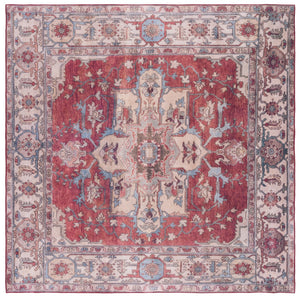 Safavieh Tucson Vintage Persian Area Rug, Timeless Traditional Design, Machine Washable & Slip-resistant Beauty Red ,Beige Polyester Pile Tsn106q-222