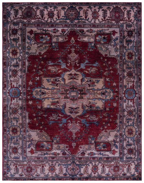 Safavieh Tucson Traditional Style Area Rug - Elegant Dark & Light Gray Design For Timeless Home Decor Red ,Beige Polyester Pile Tsn106q-216
