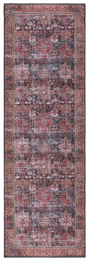 Safavieh Tucson Vintage Persian Area Rug - Elegant Machine Washable Design With Slip-resistant Backing Ivory ,Green Polyester Pile Tsn114a-9sq