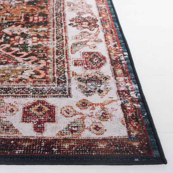 Safavieh Tucson Vintage Persian Area Rug - Elegant, Machine Washable, Slip Resistant Design For Any Space Ivory ,Green Polyester Pile Tsn114a-68