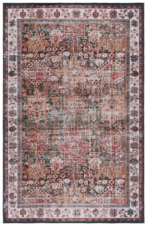 Safavieh Tucson Vintage Persian Area Rug - Elegant, Machine Washable, Slip Resistant Design For Any Space Ivory ,Green Polyester Pile Tsn114a-68