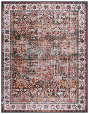 Safavieh Tucson Vintage Persian Area Rug - Elegant, Machine Washable, Slip Resistant Design For Any Space Ivory ,Green Polyester Pile Tsn114a-68
