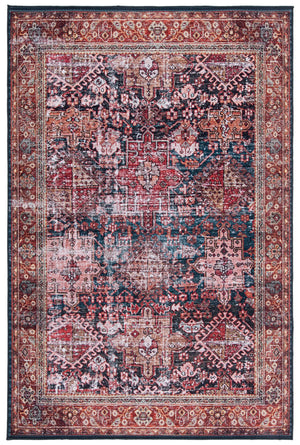 Safavieh Tucson Vintage Persian Area Rug - Elegant, Machine Washable, Slip Resistant Design For Any Space Rust ,Green Polyester Pile Tsn114p-68