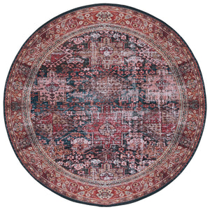 Safavieh Tucson Vintage Persian Area Rug - Elegant, Machine Washable, Slip Resistant Design For Any Space Rust ,Green Polyester Pile Tsn114p-68