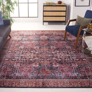 Safavieh Tucson Vintage Persian Area Rug - Elegant, Machine Washable, Slip Resistant Design For Any Space Rust ,Green Polyester Pile Tsn114p-68