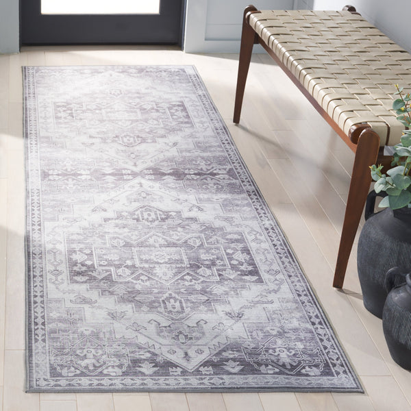 Safavieh Tucson 116f Gray / Light Gray - Luxurious Polyester Pile Rug For Cozy And Stylish Home Décor Grey ,Light Grey Polyester Pile Tsn116f-9