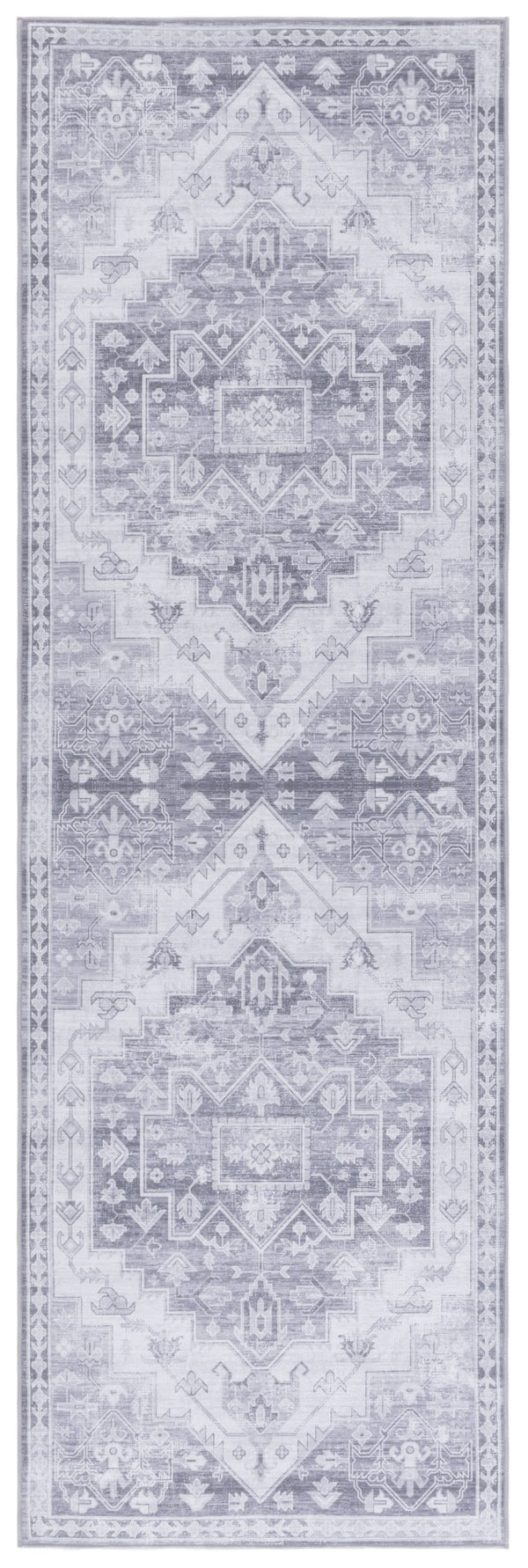 Safavieh Tucson 116f Gray / Light Gray - Luxurious Polyester Pile Rug For Cozy And Stylish Home Décor Grey ,Light Grey Polyester Pile Tsn116f-9