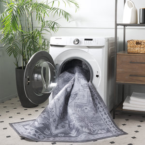 Safavieh Tucson 116f Gray / Light Gray - Luxurious Polyester Pile Rug For Cozy And Stylish Home Décor Grey ,Light Grey Polyester Pile Tsn116f-9